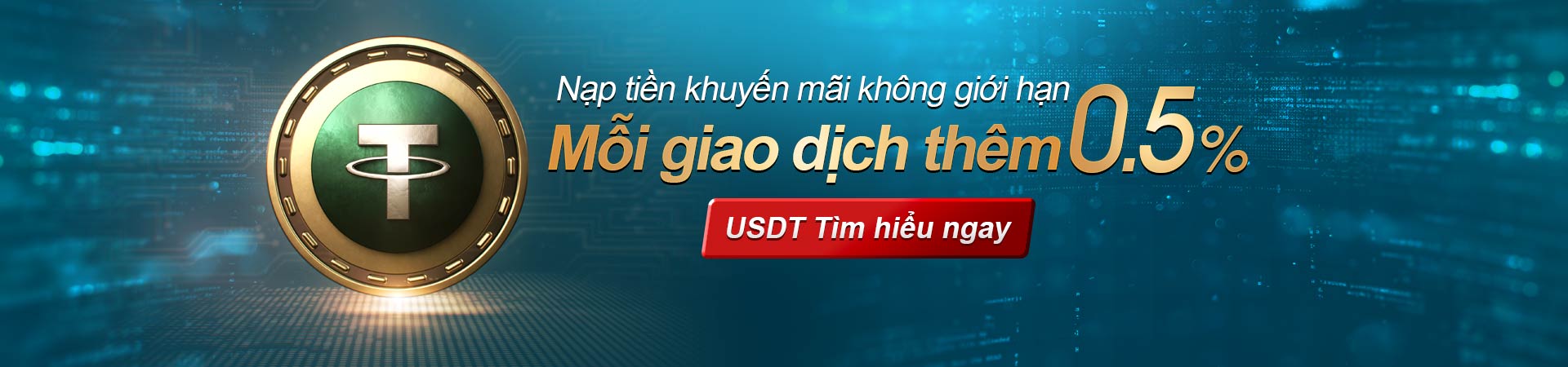 Nạp tiền khuyến mãi không giới hạn – Mỗi giao dịch thêm 05_! Tìm hiểu ngay về ưu đãi hấp dẫn với USDT tại Kubet Việt Nam!